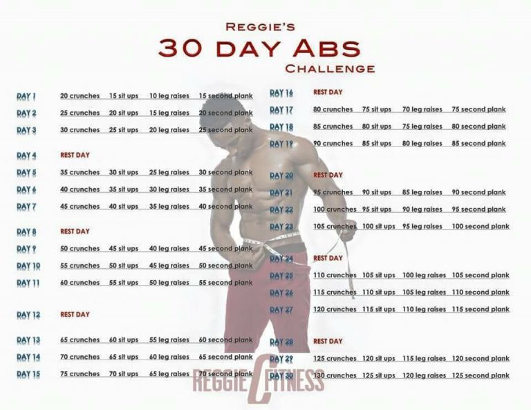 30 day abs challenge